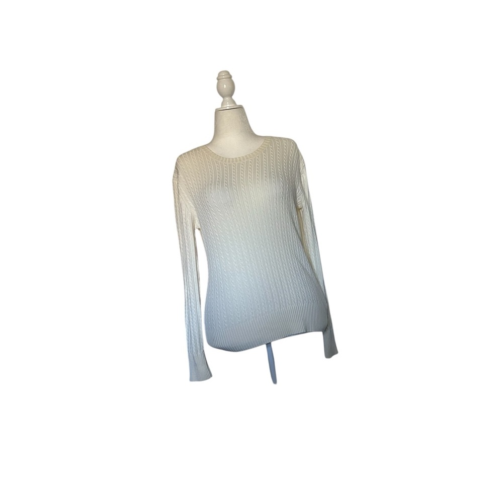 Cream  Cable Knit Sweater
